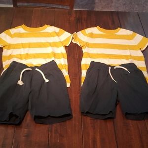 Boys shorts and t-shirts